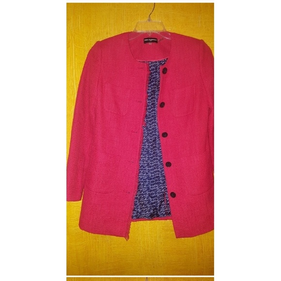 KARL LANGERFELD TWEED TOPPER JACKET 🆕 - Picture 6 of 8